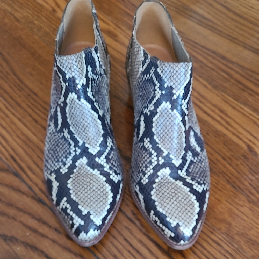 Maxwell Snakeskin Ankle Boots